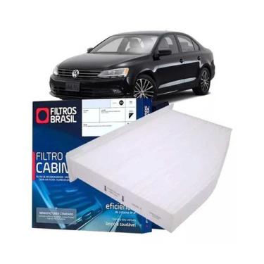 Imagem de Filtro de Ar Condicionado Vw Jetta Tiguan Passat Novo Fusca Audi A3 Q3