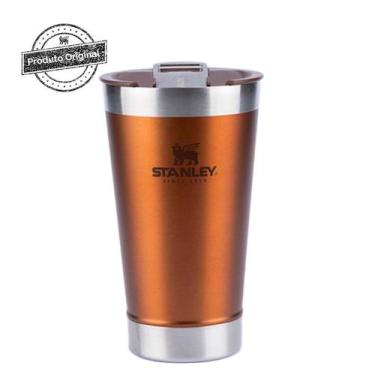 Imagem de Copo com Tampa Stanley 473ml - Cobre Metálico