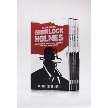 Imagem de Box 4 livros sherlock holmes capa dura (lacrado) - PENKAL