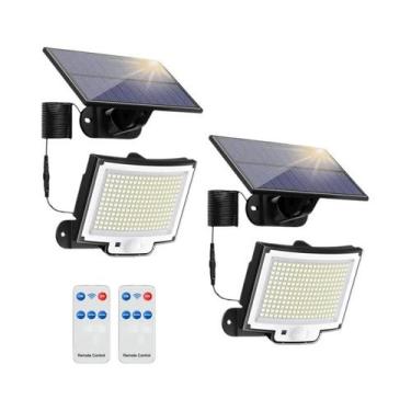 Imagem de Luz Solar Externa 106 318 LED IP65 À Prova d'Água Com Sensor De Movime