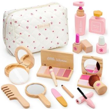 Imagem de Conjunto de brinquedos de maquiagem Lonico para meninas Pretend Play c