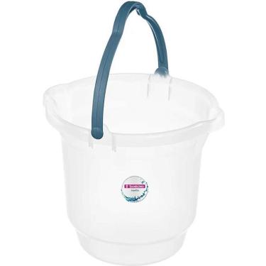 Imagem de Balde Plástico Hydrus 8,5L com Bico na Borda para Escoamento de Líquidos Uso Doméstico Sanremo