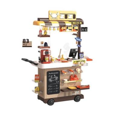 Imagem de Cozinha Infantil Teppanyaki Grill Infantil com 83 Peças  Cozinha Diver