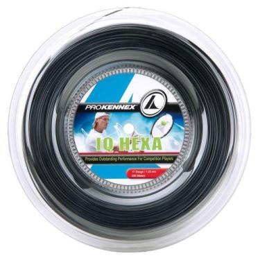 Imagem de Corda Prokennex IQ Hexa 17L 1.23mm Preta Rolo com 200 metros 