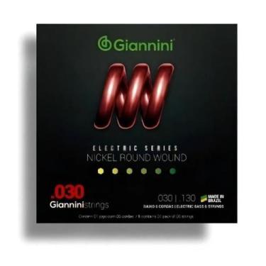 Imagem de Encordoamento Baixo giannini 6 Cordas 030.130 nickel