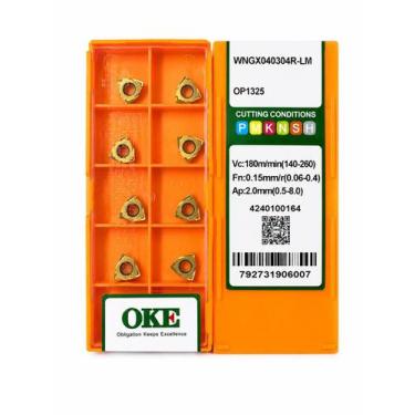 Imagem de Inserto Pastilha WNGX040304R-LM OP1325 OKE (1cx c/ 10unid)