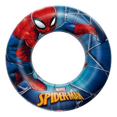 Imagem de Boia Inflável Redonda Homem-Aranha - Mor
