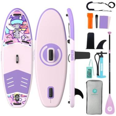 Imagem de Prancha de Stand Up Paddle Inflável Niphean 10,5' com Kit de Quilha St
