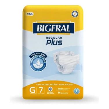 Imagem de Fralda Bigfral Regular Plus Tamanho G - 7 Unidades - Congratulations S