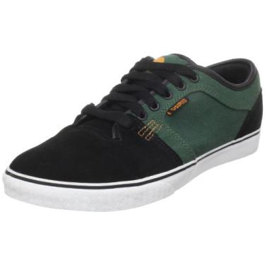 Imagem de Osiris Tênis de skate masculino Decay, Preto/verde/laranja, 6.5