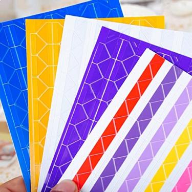 Imagem de Cantoneira Adesiva para Foto para Scrapbook - 114 peças / 1 cartelas