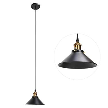 Imagem de Luz pendente, luz de teto 85-240V para restaurantes fácil instalação para cafés para bares estilo industrial retrô simples
