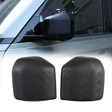 Imagem de FINMOKAL Acabamento Da Tampa Do Retrovisor Lateral Abs Preto 2 Peças Apto Para Land Rover Defender 2020-2021