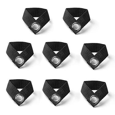 Imagem de Wemay 8 peças de fixação de canopy para ar livre com fivela de fixação para camping Suporte para cana de pesca Acessórios para toldo de tenda Fivela de fivela fixa