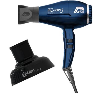 Imagem de Kit - Secador Profissonal Parlux Alyon Night Blue 2400W 220V + Difusor De Ar Lion Df2 Preto