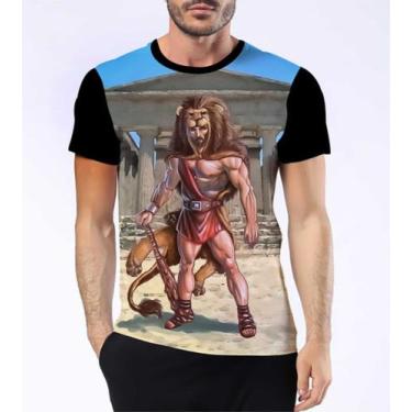Imagem de Camisa Camiseta Hércules Herói Força Filho Zeus Filme Hd 5 - Dias No E