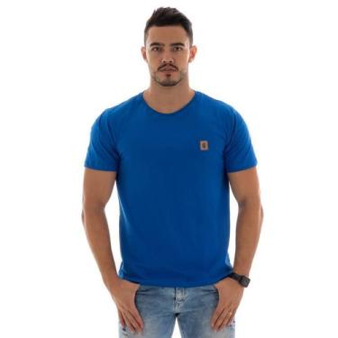 Imagem de Camiseta Masculina Básica Em Algodão Premium Gk