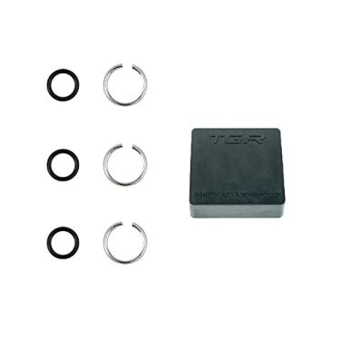 Imagem de TOOLGUY REPUBLIC Clipe de anel de retenção de impacto de 9,5 mm (3/8") com anel de vedação para chaves Dewalt - 3 conjuntos