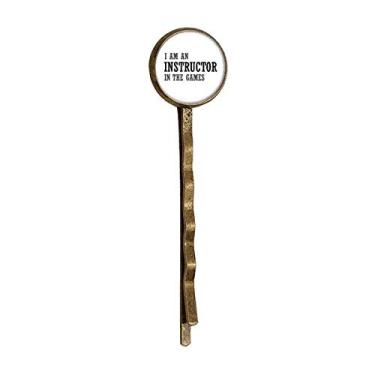 Imagem de I Am An Instructor In The Games — Bobby Pin de cabelo retrô de metal