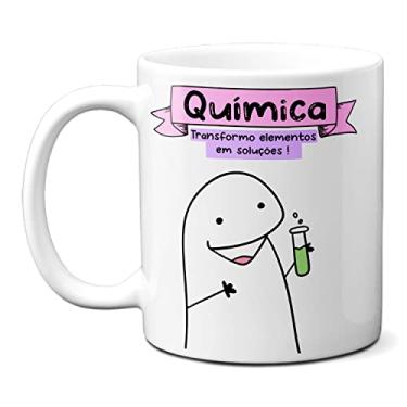 Imagem de Caneca Química Transformando Elementos Em Soluções Presente (Branca)
