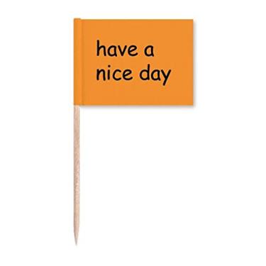 Imagem de Nice Day New Day Art Deco Presente Fashion Palito de Dentes Marcadores Decoração de Festa