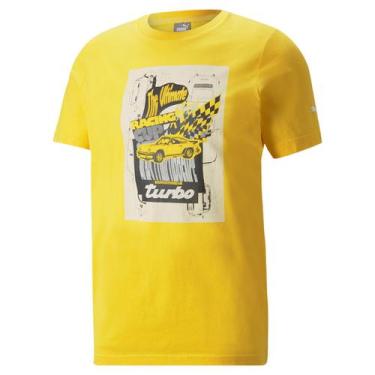 Imagem de Camiseta Puma Porsche Graphic Masculino - Amarelo