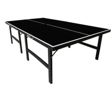 Imagem de Mesa de ping pong Klopf 1010 fabricada em MDP cor preto