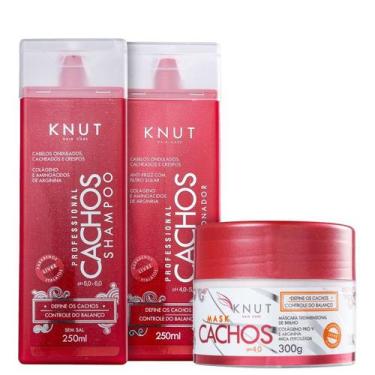 Imagem de Kit Shampoo + Condicionador + Máscara Cachos Knut (3 Produtos)