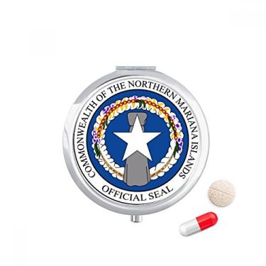 Imagem de Porta-comprimidos com emblema nacional das Ilhas Marianas do Norte