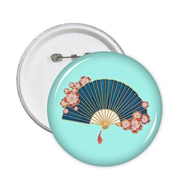 Imagem de Fãs chineses feitos à mão, alfabetização, broches, emblema, acessórios, decoração, 5 peças