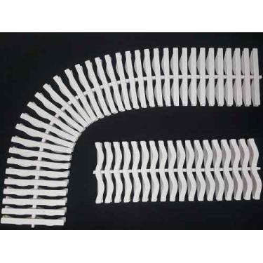 Imagem de Grelha Plástica Flexível Para Piscinas 20cm - Kit 10 Metros