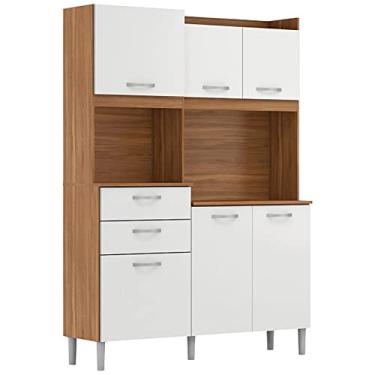 Imagem de Kit Cozinha Compacta Harmonia Com Balcão 6 Portas e 2 Gavetas Demóbile