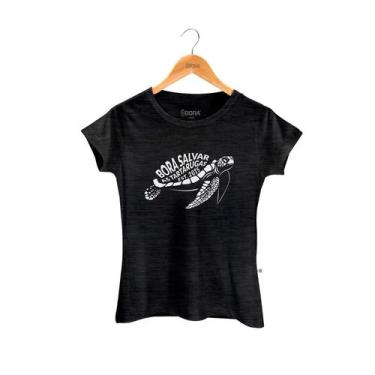 Imagem de Camiseta Eco Tartaruga Preta Feminina - Use Bora
