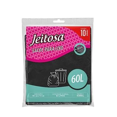 Imagem de Jeitosa - Saco para Lixo Almofada de 60 Litros, com 10 Unidades, Bettanin
