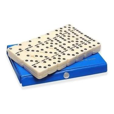 Imagem de Dominó com Estojo de PVC Azul N234568-7 - Quanhe