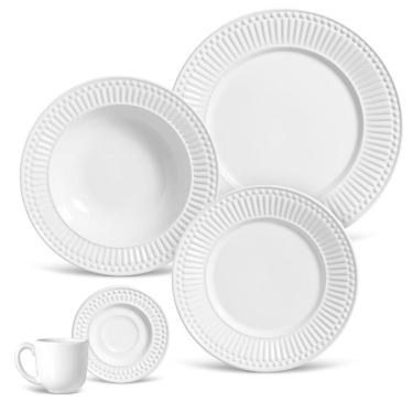 Imagem de Aparelho De Jantar 20 Peças Roma Branco