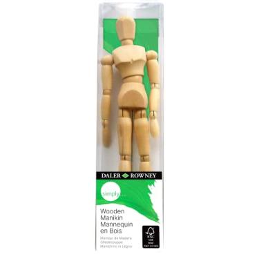 Imagem de DALER ROWNEY Simply Boneco Manequim Articulado de Madeira 20,3cm