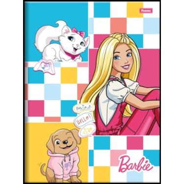 Imagem de Caderno Brochurao Capa Dura Barbie 48F Pct Com 05 110524