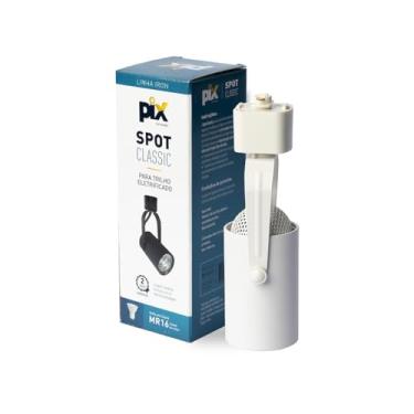 Imagem de Spot Trilho Classic 1xGU10 MR16 Branco Redondo Pix Iluminação