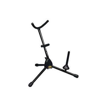 Imagem de Suporte para sax Alto/Tenor Hamilton, preto, inclui flauta/pino para clarinete