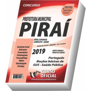Imagem de Apostila Prefeitura De Piraí - Nível Superior - Saúde - Curso Oficial