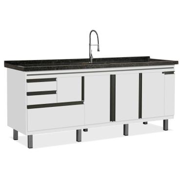 Imagem de Gabinete de cozinha Fortaleza para pia de 1,94 m