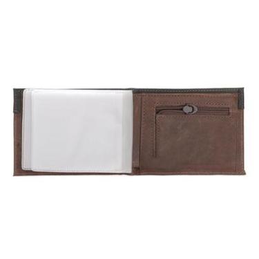 Imagem de Carteira Masculina Couro Porta Cartão Dia a Dia Macia Leve-Masculino