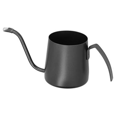 Imagem de Cozinha café chá Aço Bico Longo e Estreito Despeje sobre Chaleira de café Cafeteira Cafeteira Moka para Casa café Escritório Fazendo café Pescoço de Ganso Cafeteira, Cozinha