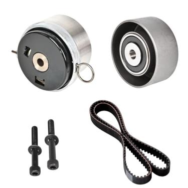 Imagem de PANNUOSCS Kit de tensor de correia dentada compatível com Chevy Aveo Aveo5 Sonic Cruze 2009 Pontiac G3 1.6L 1.8L 2009 Pontiac G3 1.8L Kit de substituição de correia dentada #24422964 55574864 24436052