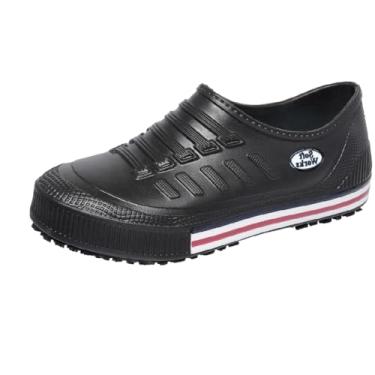 Imagem de Sapato Fechado Tenis EPI Profissional Soft Works Trabalho Cozinha Enfermagem Antiderrapante Tamanho:39;Cor:Preto+Branco;Gênero:Masculino;Departamento BS:Esporte