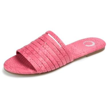 Imagem de Journee Collection Women's Comfort Foam Marisol Slide Pink 6.5 Medium Womens US