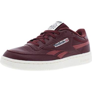 Imagem de Reebok Club C Revenge MU masculino, Maroon/Rose, 8.5