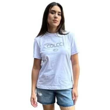 Imagem de Camiseta Comfort Feminina Estampada Eyes Colcci-Feminino