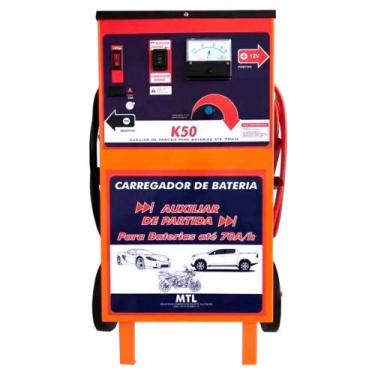 Imagem de Carregador de Baterias Rápido e Lento 12V 50A com Auxilar de - KITEC